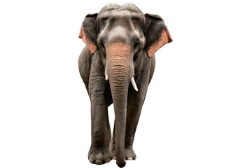 Fototapeta premium Asian elephant isolated on a transparent or white background