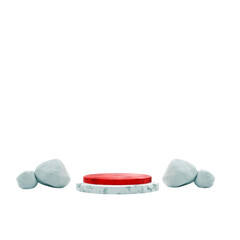 3d colorful abstract shape with white background