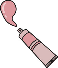 핑크색 물감 벡터이미지