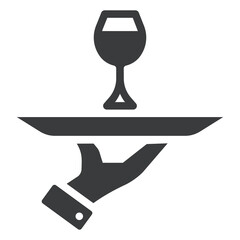 Serving Wine Icon