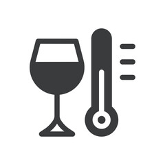 Ideal Wine Temperature Icon