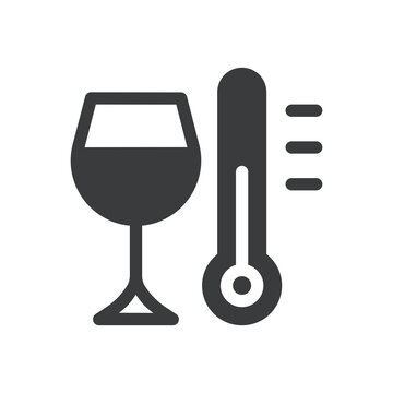 Ideal Wine Temperature Icon