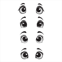 Anime Eye Drawing Reference Sheet