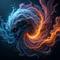 abstract fractal background