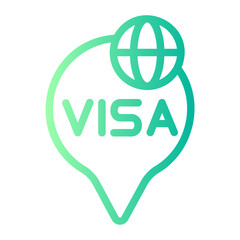 Location gradient icon