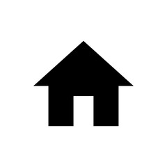 House icon set on transparent background. Symbol of address
