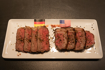 Comparison of US and German Steaks – Grilled Meat Styles and Culinary Differences