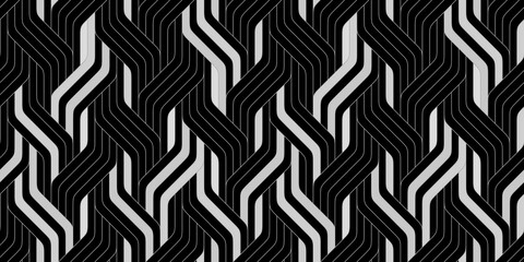 Seamless line drawing Mix colorful design wall tiles for decor.	
