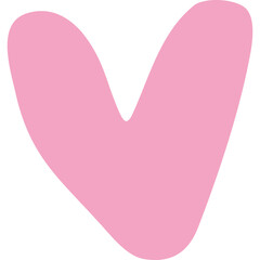 hand-drawn hearth love icon