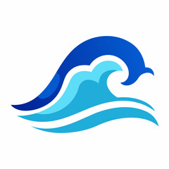 Obraz premium Ocean-waves-icon 