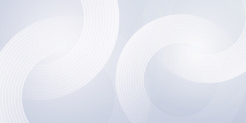 Abstract grey background with dynamic circle lines.