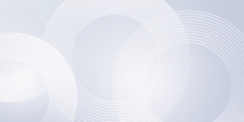 Abstract grey background with dynamic circle lines.