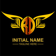 RD Golden Wing Emblem Logo