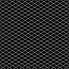 Naklejka premium Seamless Isometric Triangle Grid Pattern – Minimal Geometric Optical Design in Black and White
