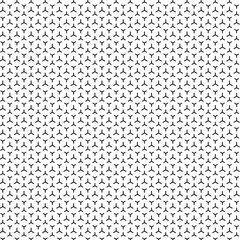 Minimal Tri-Prong Seamless Geometric Pattern on White Background © Imran