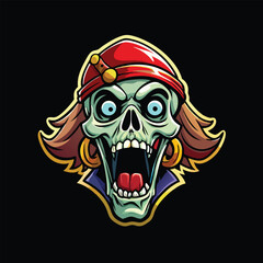 skull vector art face evil