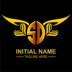 SD Golden Wing Emblem Logo