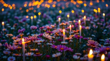 field of flowers