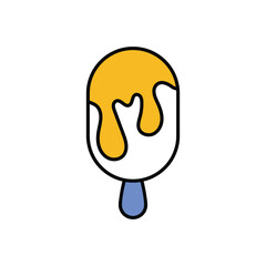 ice Cream Icon vector stock illustration