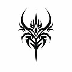 silhouette of a tree