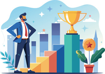 business success people graph