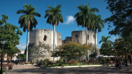 Naklejka premium historical sites, or experiencing localculture