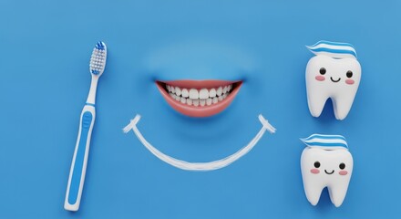 Keep your teeth clean to get perfect smile