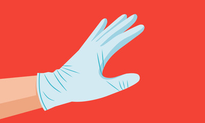 Medical Glove Healthcare Vector - Protection & Safety Illustration