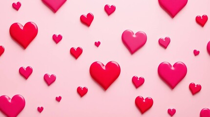 red heart background