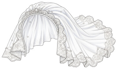 Elegant Wedding Veil