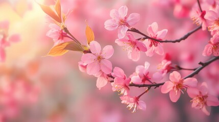 Sakura blossoms symbolize love, beauty, and fresh starts--ideal for romantic and artistic backgrounds.