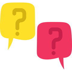 Question in Chat Bubble