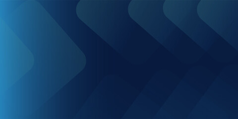 Obraz premium Abstract blue horizontal banner background with glowing blue and green geometric square shapes. Modern graphic design. Suit for header, cover, presentation, business, corporate, website