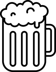 Cute Cartoon Beer Mugs – Kawaii Style Foamy Beer Illustrations with Faces and Cheers