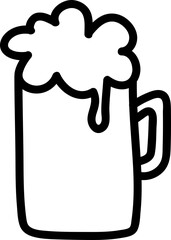 Cute Cartoon Beer Mugs – Kawaii Style Foamy Beer Illustrations with Faces and Cheers