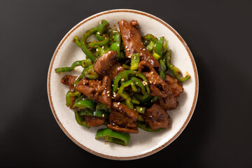 こてっちゃん　ピーマン炒め