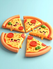 pizza with salami and cheese
