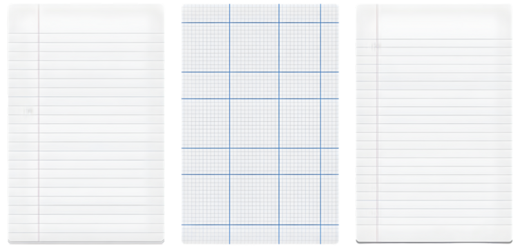 High-resolution printable paper textures featuring lined graph and accounting paper designs ideal for stationery scrapbooking and design projects