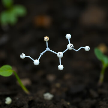 Chloropicrin soil fumigant molecule. Skeletal formula.