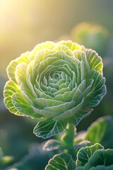 Obraz premium Cabbage harvested in autumn in the vegetable field