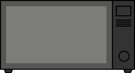 Obraz premium Microwave Icon Vector Illustration