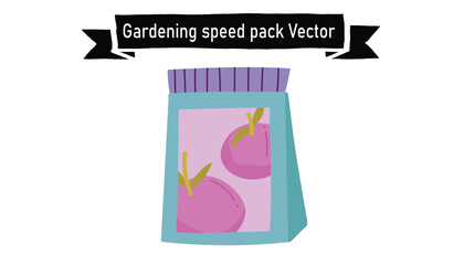 Gardening speed pack vector