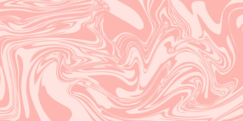 Abstract horizontal background with colorful waves. Trendy vector illustration in style retro 60s, 70s. Pastel colors