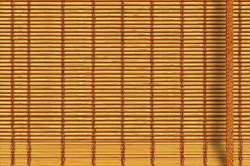 Beige Woven Bamboo Blinds Texture