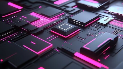 Futuristic circuit board (2)