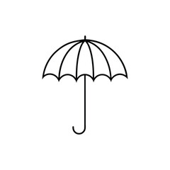 umbrella line art