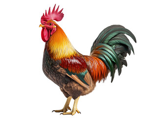 a rooster on a transparent background