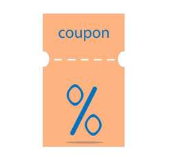 the coupon is light on a white background,
