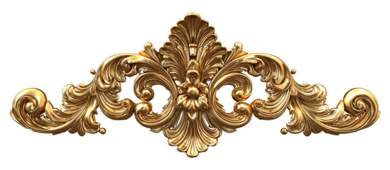 Luxury Golden Arabic Islamic Frame. isolated transparent background