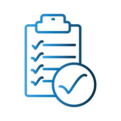 Checklist icon design template